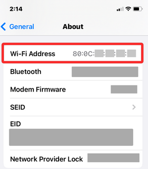 洮南苹果洮南mac维修如何在iPhone查找MAC地址