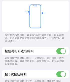 洮南苹果14维修站分享iPhone14如何使用SOS紧急联络 